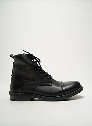 Batai/botai satino audinys žemas kulnas juodas HOOPER SHOES vyras