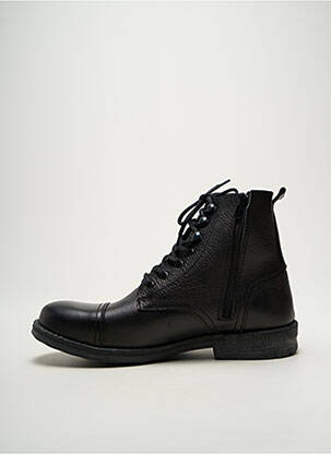 Batai/botai satino audinys žemas kulnas juodas HOOPER SHOES vyras