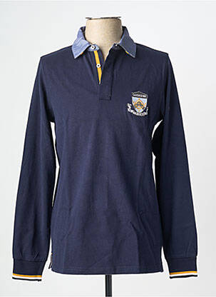 Polo ilgos rankovės ilgos rankovės mėlyna CAMBRIDGE vyras