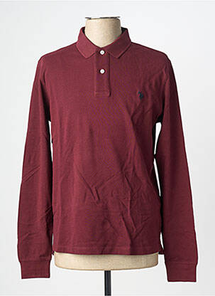 Polo ilgos rankovės ilgos rankovės violetinis U.S. POLO ASSN vyras