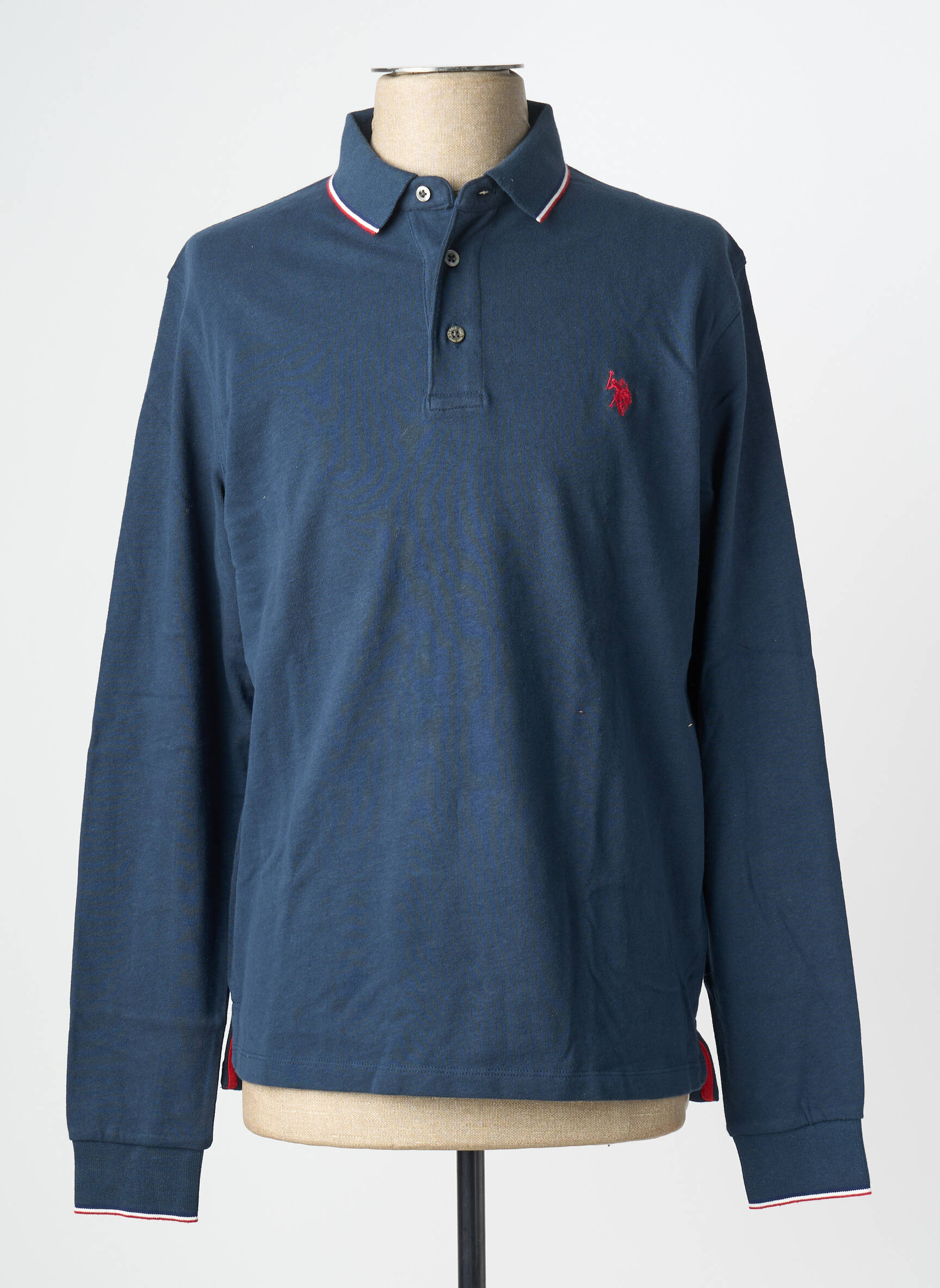 Polo ilgos rankovės ilgos rankovės mėlyna U.S. POLO ASSN vyras