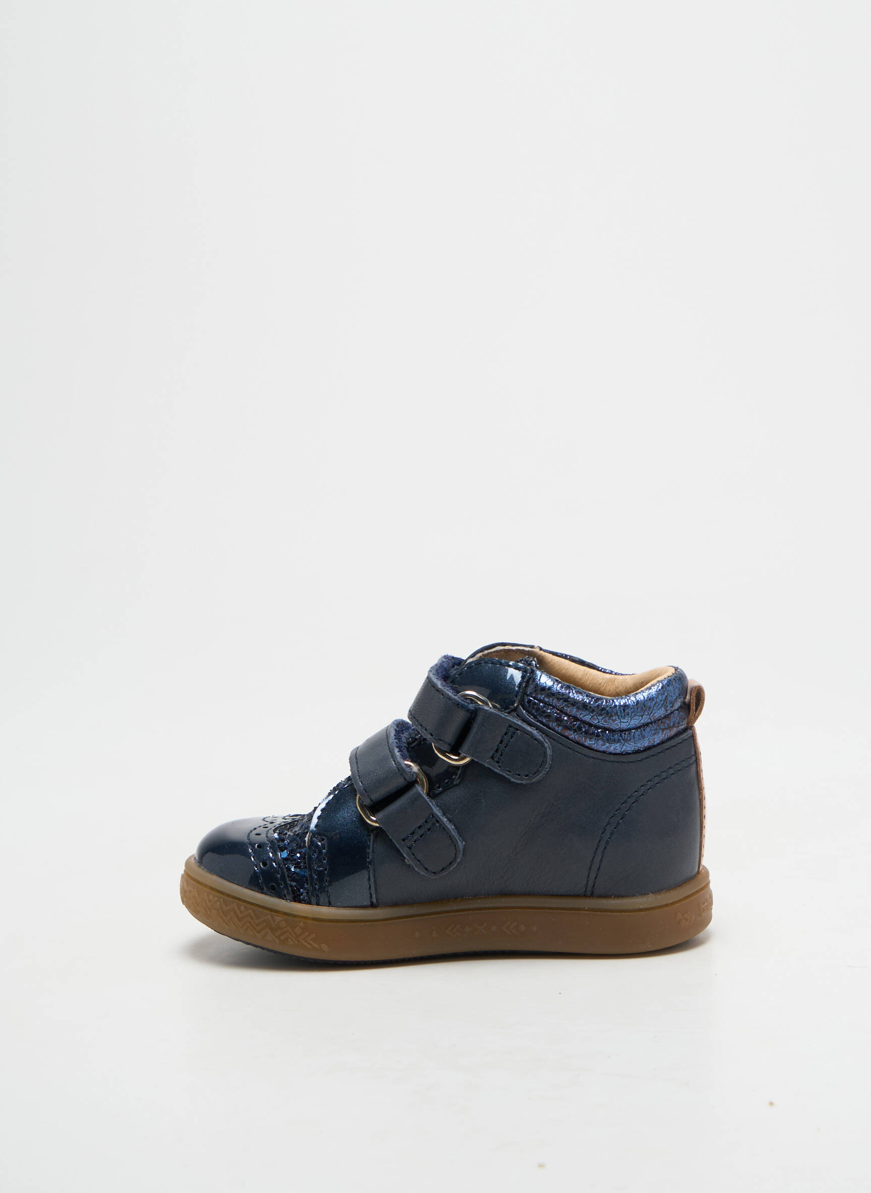 Bėgimo bateliai lygus medžiaga apvalus mygtukas mėlyna BABYBOTTE mergina