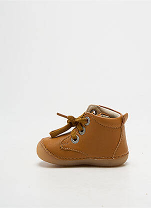 Bateliai platforma platforma rudas KICKERS berniukas