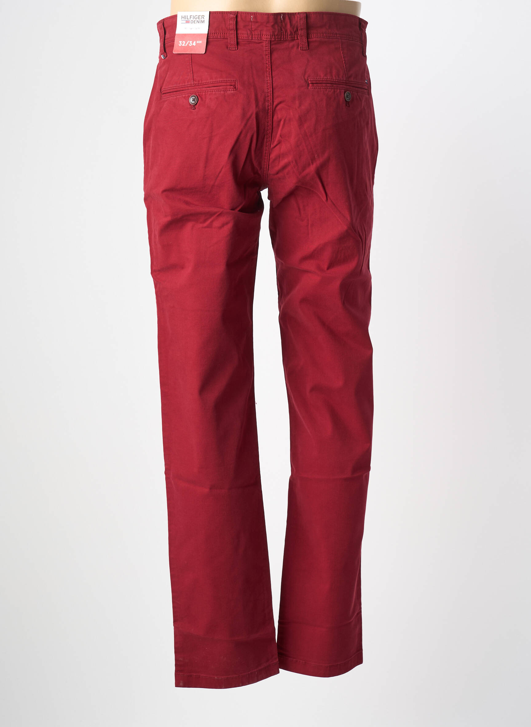 Chino kelnė tamprumas normala dydis raudona TOMMY HILFIGER vyras