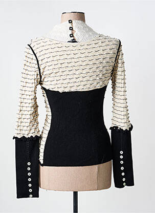 Megztinis centrinė iškirptė ilgos rankovės bežinis TRICOT CHIC moteris