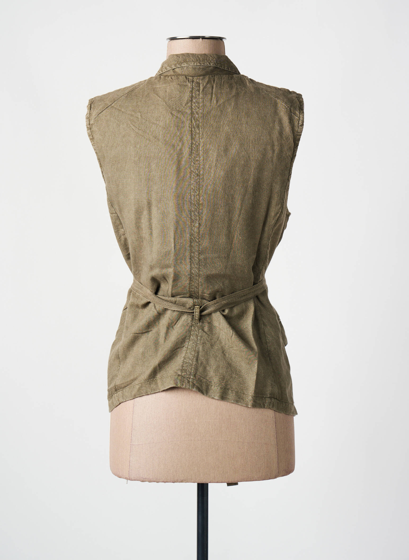 Be rankovių liemenė kišenės žalias VIRGINIE CASTAWAY moteris