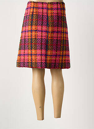 Pusilgis sijonas išplatėjusi kirpimas rožinė PAUL BRIAL moteris
