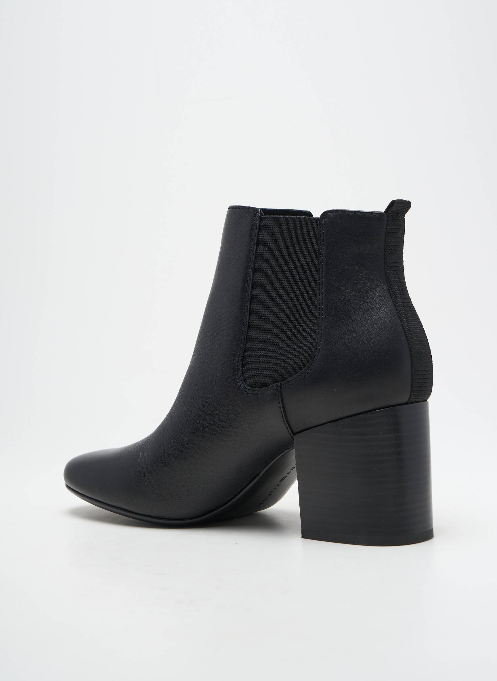 Batai/botai satino audinys kulnas nuo 4 iki 6 cm juodas TOMMY HILFIGER moteris
