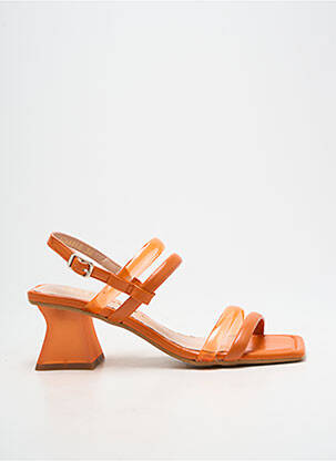 Sandalai/nu pėdos satino audinys kulnas nuo 4 iki 6 cm oranžinė LODI LOVE moteris