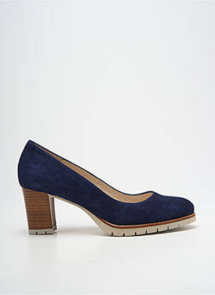 Aukštakulniai nubuko audinys kulnas nuo 7 iki 9 cm mėlyna GADEA moteris