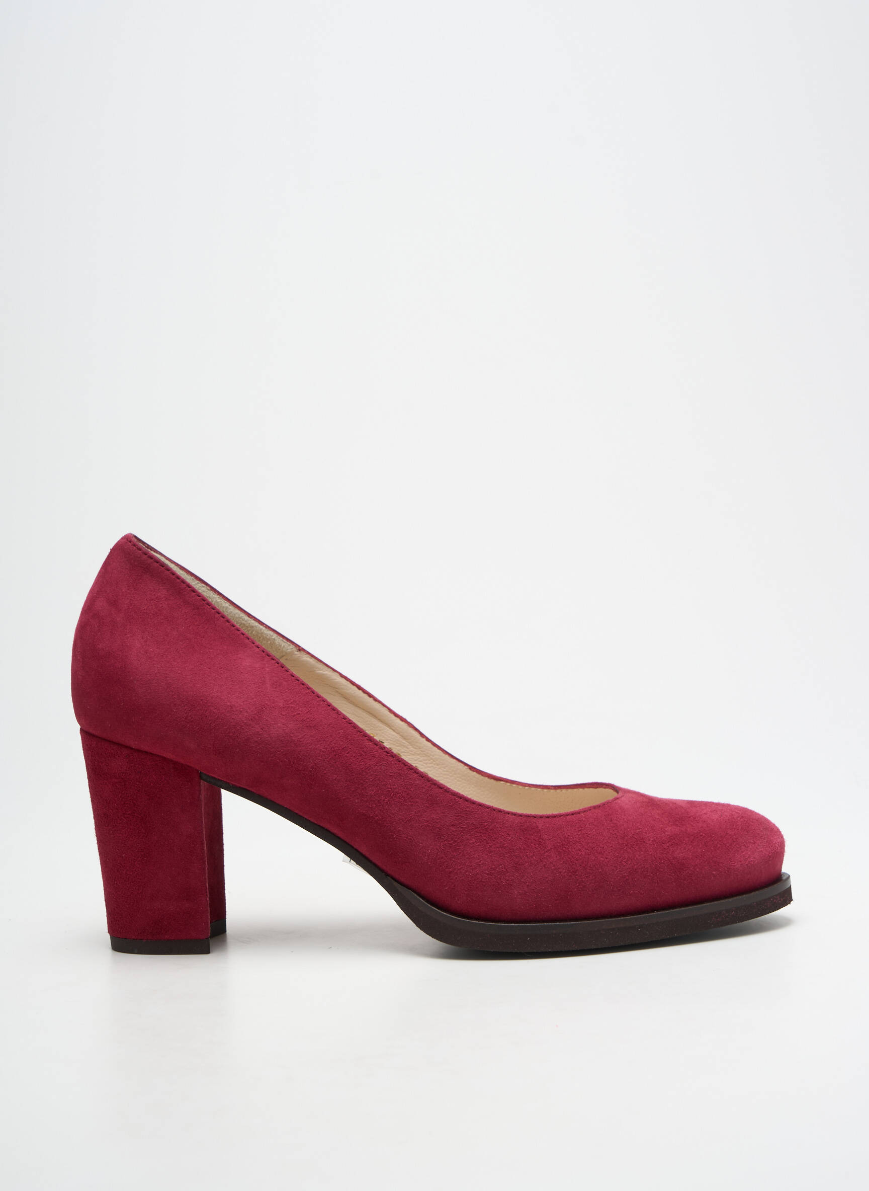 Aukštakulniai nubuko audinys kulnas nuo 7 iki 9 cm violetinis GADEA moteris