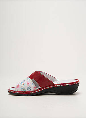 Mule/sabotai satino audinys kulnas nuo 4 iki 6 cm raudona SUAVE moteris