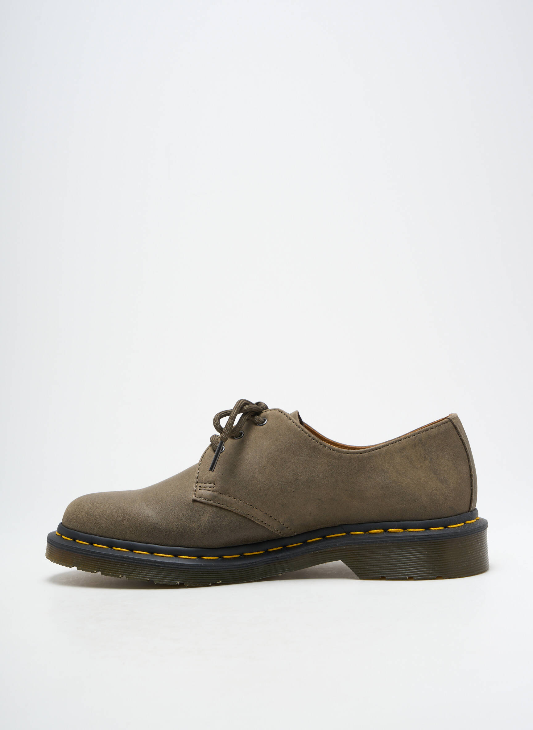 Derbiai apvalus mygtukas žemas kulnas žalias DR MARTENS vyras