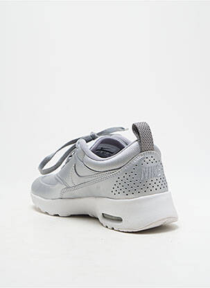 Bėgimo bateliai kompensuotas kulnas plokščias kulnas iki 3 cm sidabrinė NIKE moteris