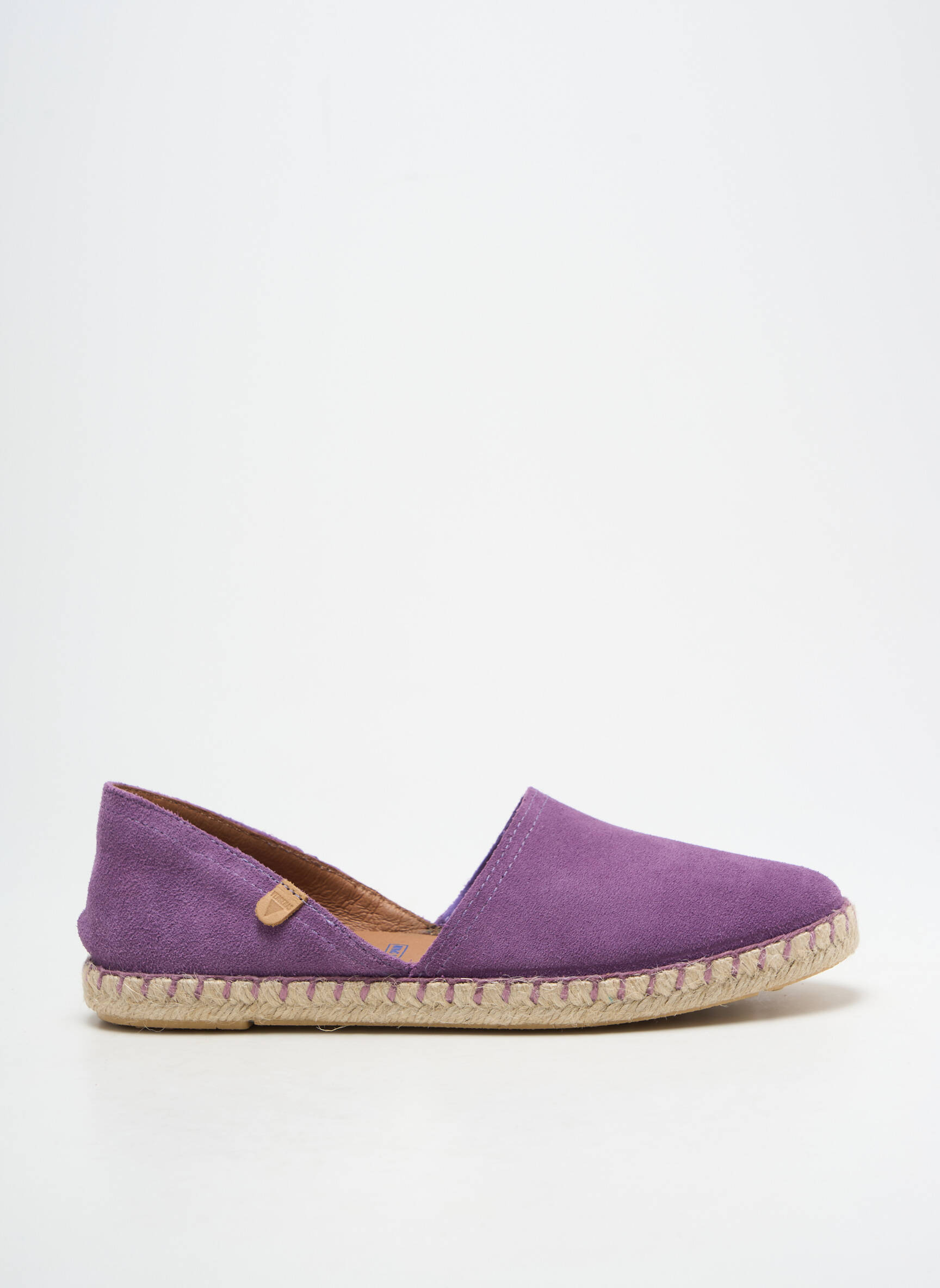 Espadrilės nubuko audinys plokščias kulnas iki 3 cm violetinis VERBENAS moteris