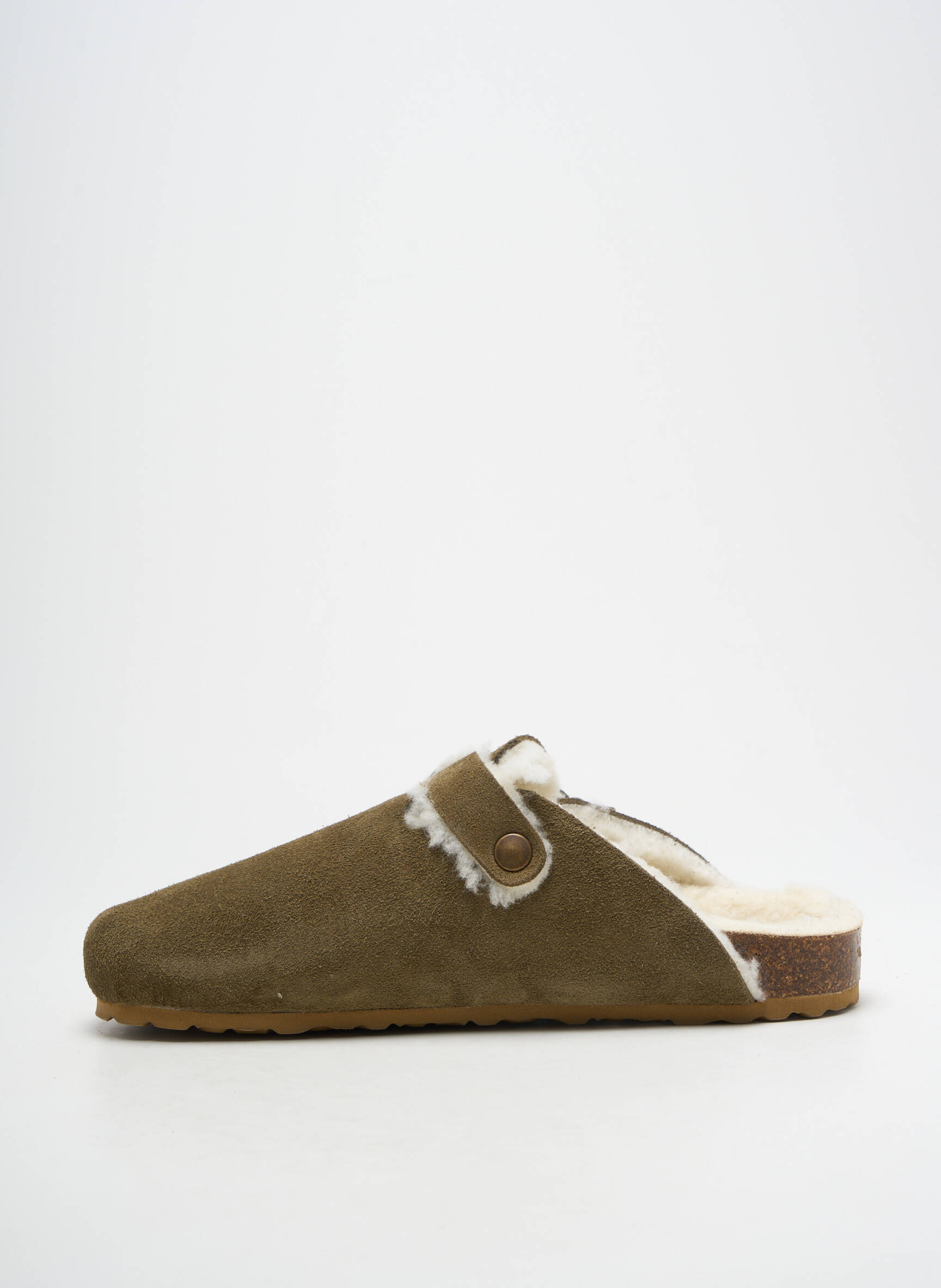 Mule/sabotai plokščias kulnas iki 3 cm žalias IAM moteris