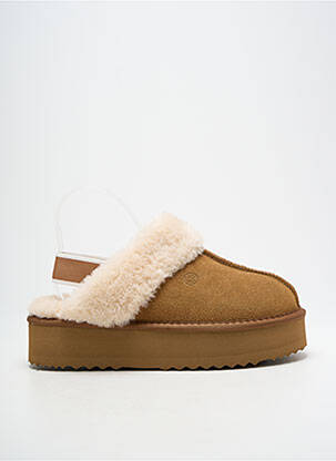 Mule/sabotai kulnas nuo 4 iki 6 cm rudas KELARA moteris