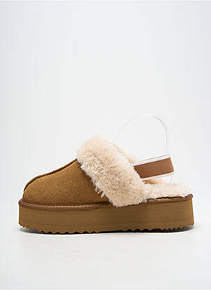Mule/sabotai kulnas nuo 4 iki 6 cm rudas KELARA moteris