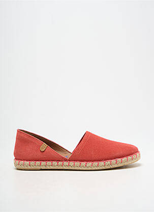 Espadrilės nubuko audinys plokščias kulnas iki 3 cm rožinė VERBENAS moteris