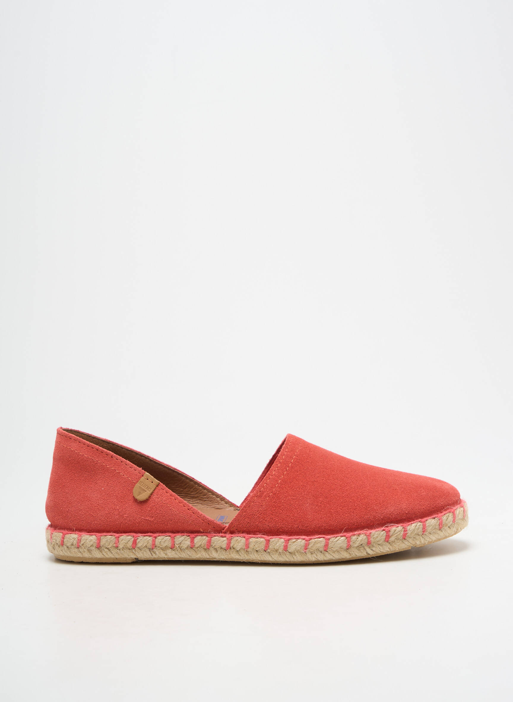 Espadrilės nubuko audinys plokščias kulnas iki 3 cm rožinė VERBENAS moteris