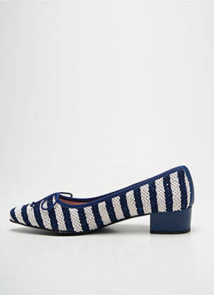 Balerinos plokščias kulnas iki 3 cm mėlyna BISUE BALLERINAS moteris