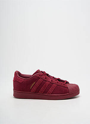Bėgimo bateliai šnervių uždarymas apvalus mygtukas violetinis ADIDAS mergina