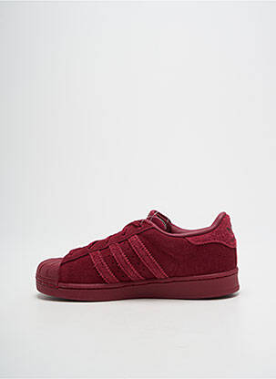 Bėgimo bateliai šnervių uždarymas apvalus mygtukas violetinis ADIDAS mergina