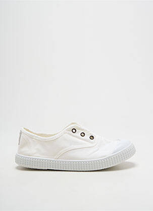 Slip-on batai apvalus mygtukas apvalus mygtukas baltas VICTORIA vaikas
