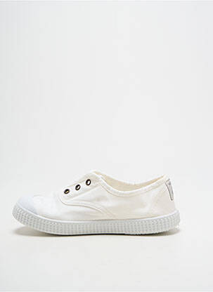 Slip-on batai apvalus mygtukas apvalus mygtukas baltas VICTORIA vaikas