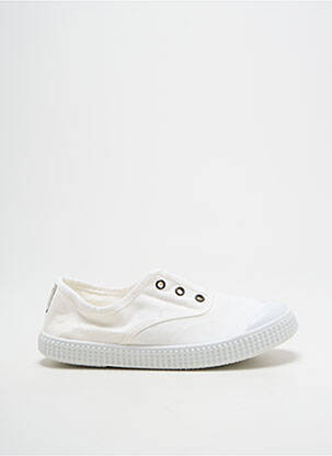Slip-on batai apvalus mygtukas apvalus mygtukas baltas VICTORIA vaikas