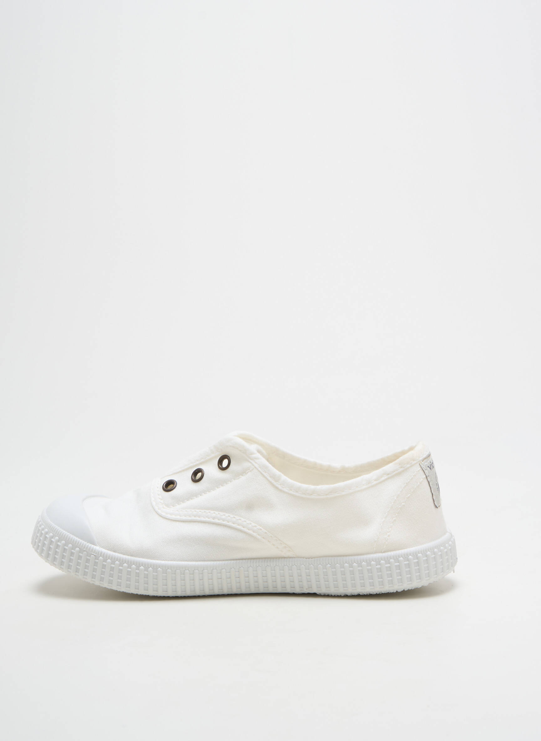 Slip-on batai apvalus mygtukas apvalus mygtukas baltas VICTORIA vaikas