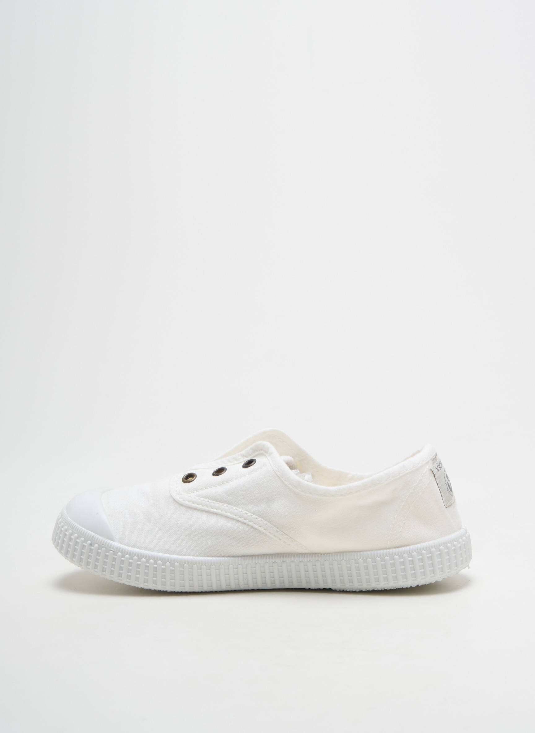 Slip-on batai apvalus mygtukas apvalus mygtukas baltas VICTORIA vaikas