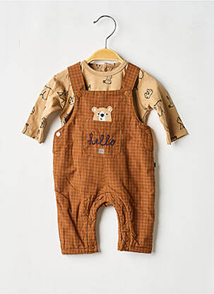 Kelnaičių rinkinys plona tinklinė medžiaga rudas SUCRE D'ORGE berniukas