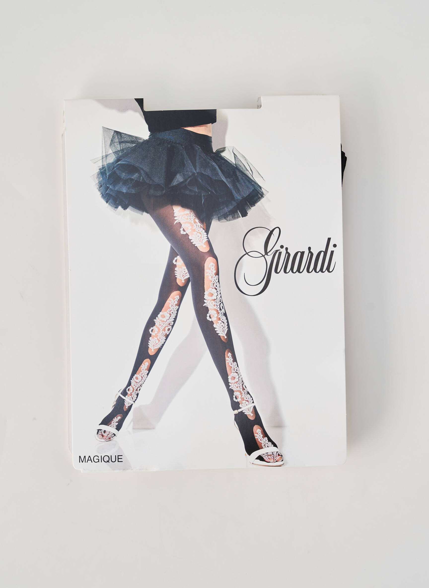 Kojinės fantazijos raštas juodas GIRARDI moteris