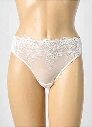 Tanga tamprumas baltas MILLESIA moteris