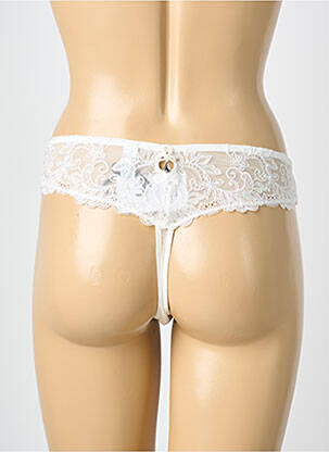 Tanga tamprumas baltas MILLESIA moteris