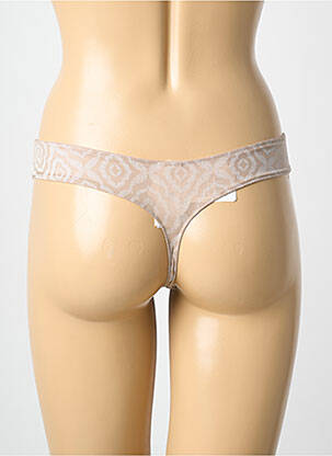 Tanga satino audinys rudas ROSA FAIA moteris