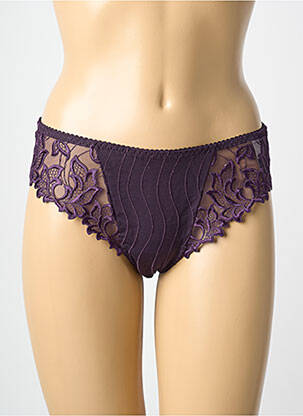 Tanga satino efektas violetinis PRIMADONNA moteris