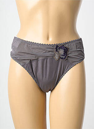 Tanga satino audinys pilka PRIMADONNA moteris