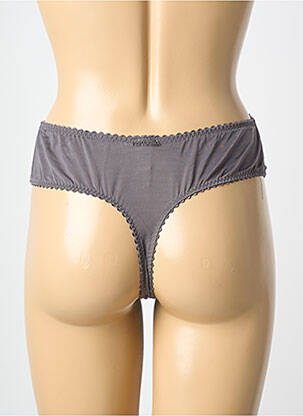 Tanga satino audinys pilka PRIMADONNA moteris