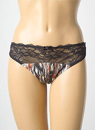 Tanga satino audinys juodas ESPRIT moteris