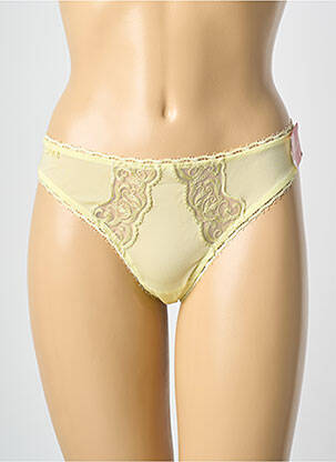 Tanga satino audinys geltona MARIE JO moteris