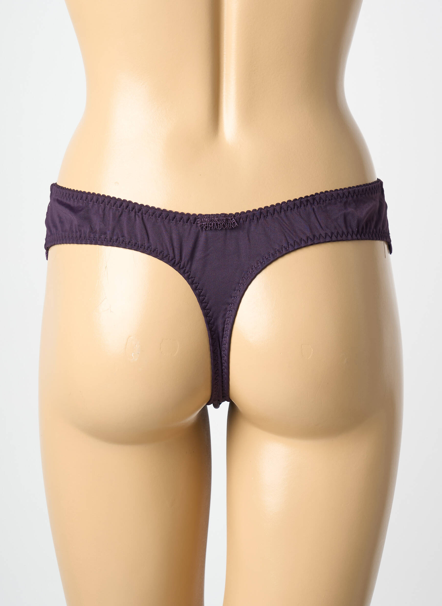 Tanga satino efektas violetinis PRIMADONNA moteris
