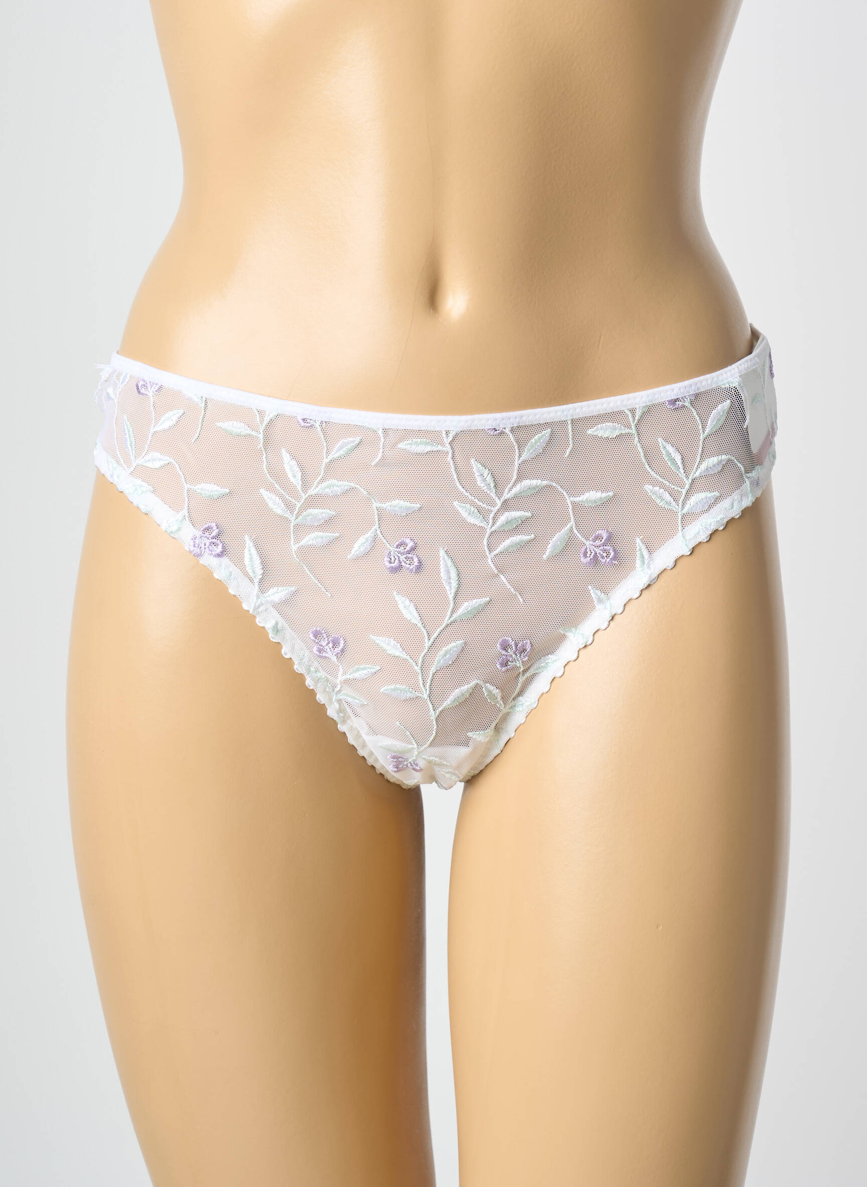 Tanga tamprumas baltas MARIE JO moteris