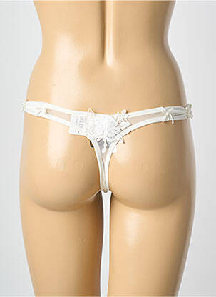 Tanga tamprumas baltas MILLESIA moteris