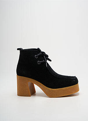 Batai/botai nubuko audinys kulnas nuo 7 iki 9 cm juodas KICKERS moteris
