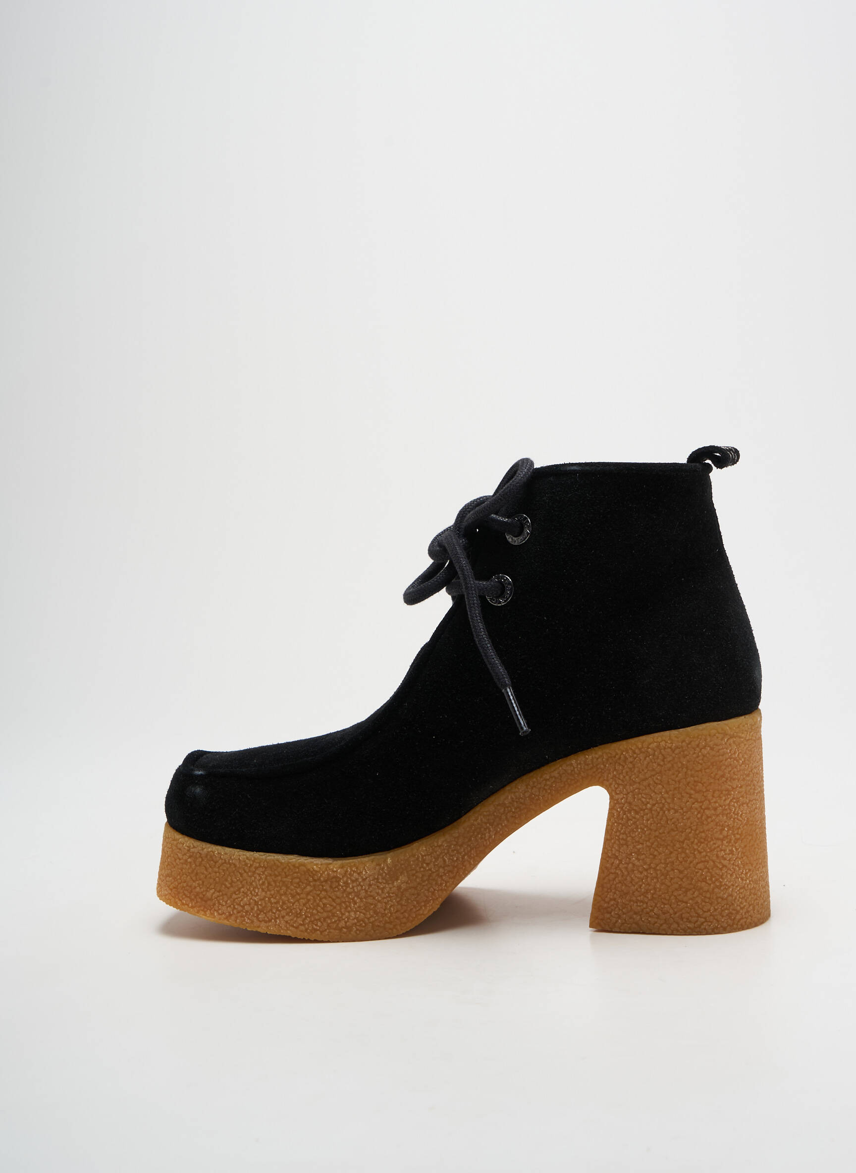 Batai/botai nubuko audinys kulnas nuo 7 iki 9 cm juodas KICKERS moteris
