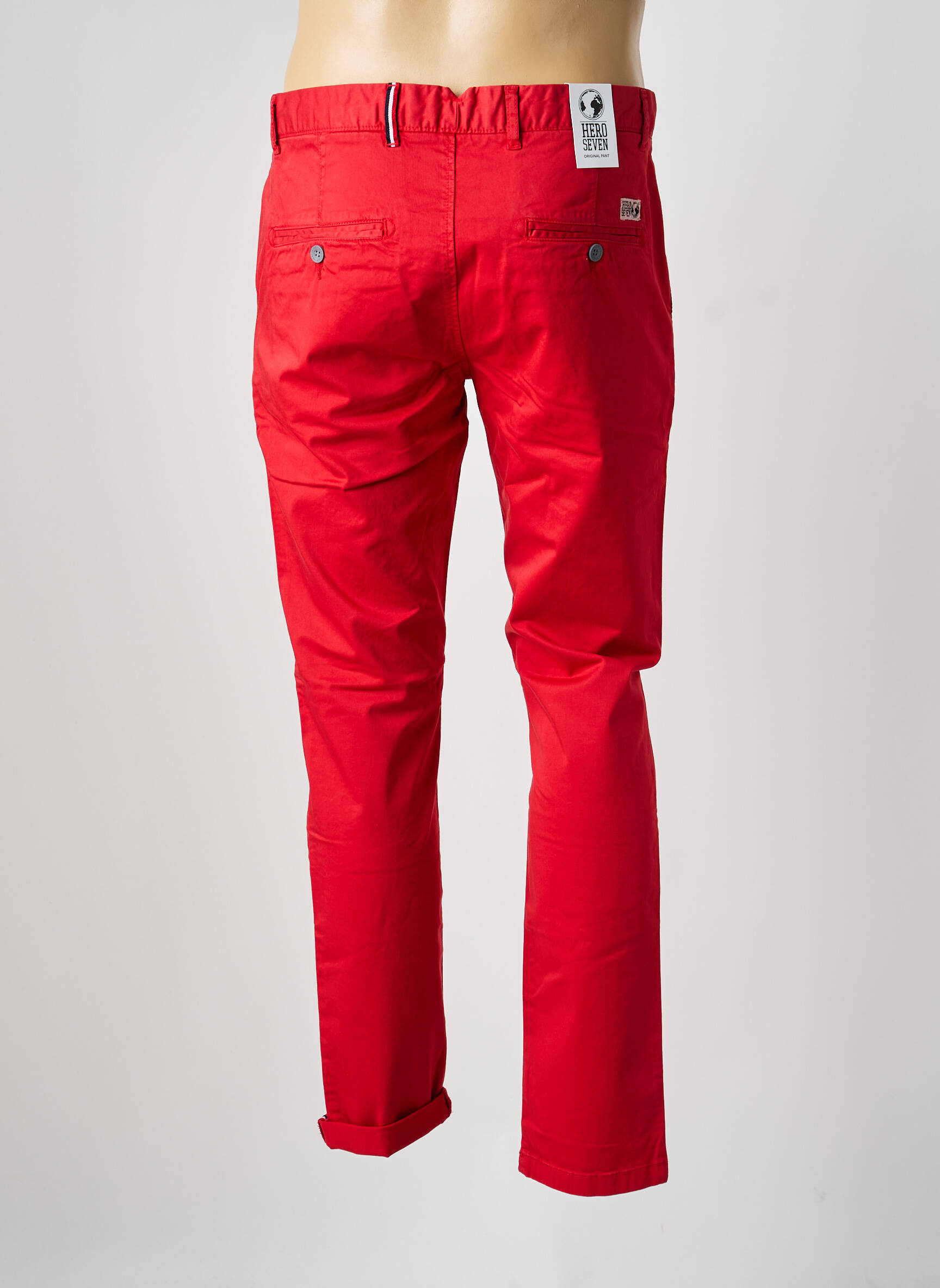Chino kelnė kišenės raudona HERO SEVEN vyras