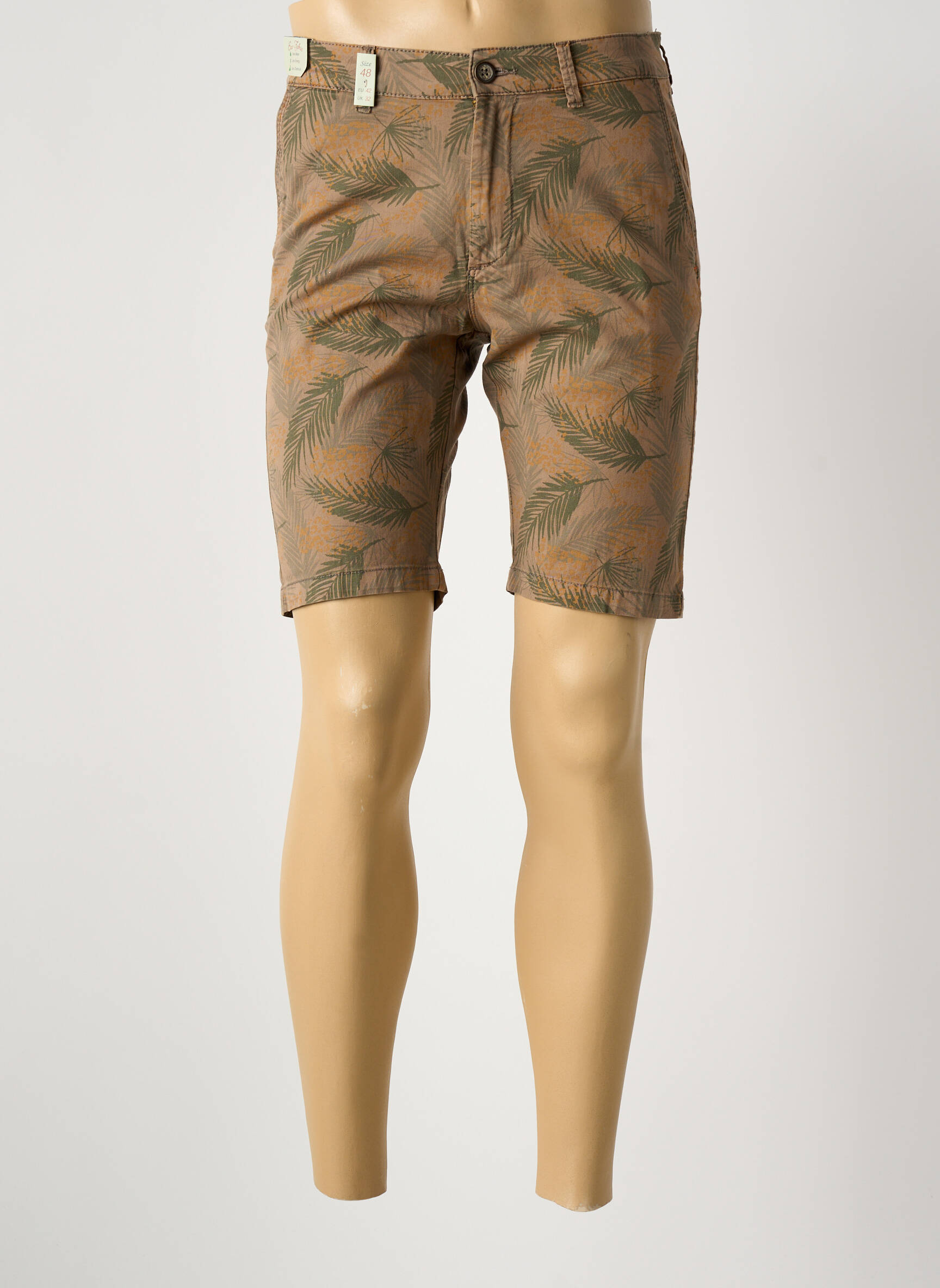 Bermudas tiesi kirpimas rudas SEA BARRIER vyras
