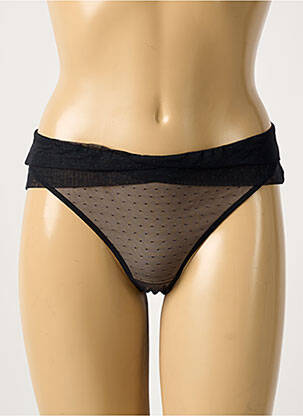 Tanga tamprumas juodas CHANTAL THOMASS moteris